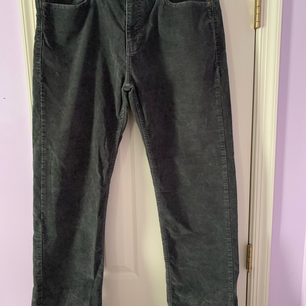 Men's Grey Corduroy Pants
